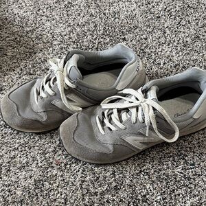 New Balance Gray and Black Sneakers